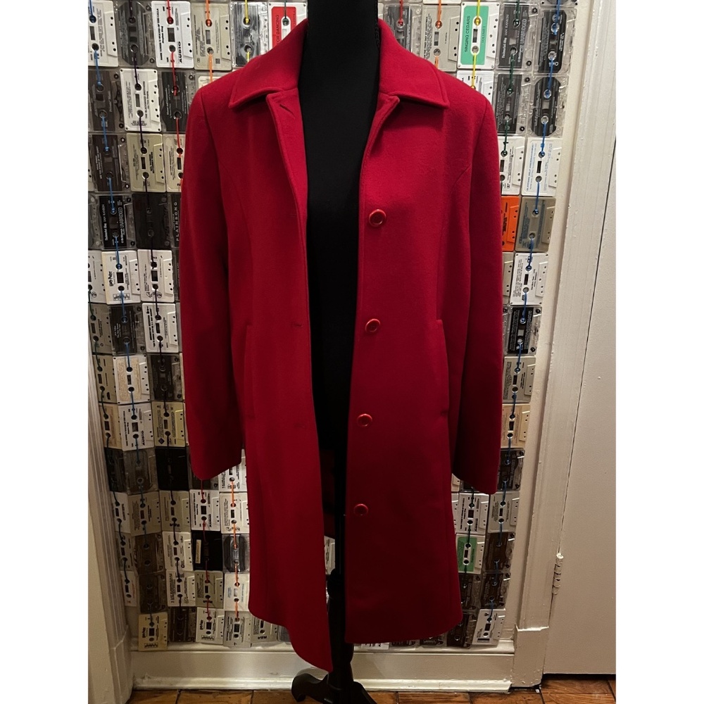 VTG Red Dress Coat